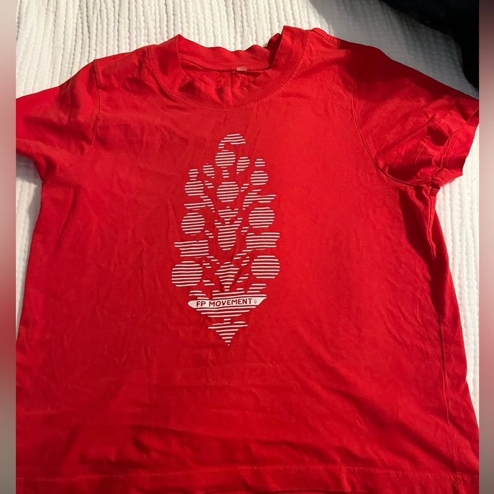 FP Movement Red Graphic T-Shirt